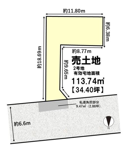 京都市西京区川島玉頭町の売土地
