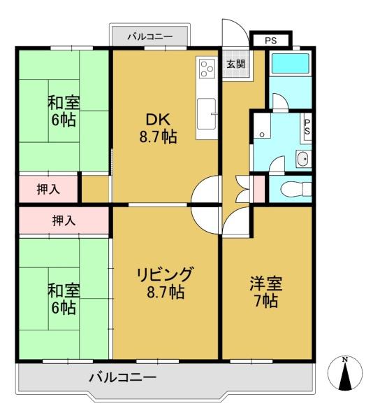 境谷西第2住宅団地4号棟