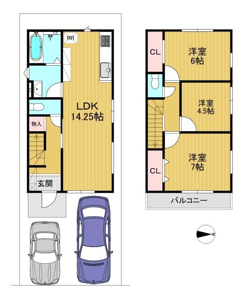 京都市西京区大枝中山町の新築一戸建