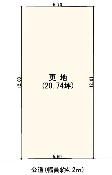大阪市旭区赤川４丁目の土地