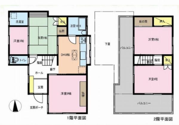 座間市立野台２丁目の中古一戸建