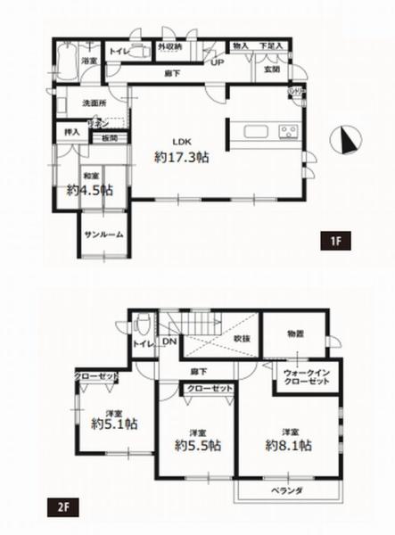 綾瀬市早川城山４丁目の中古一戸建