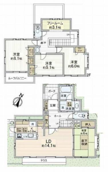綾瀬市早川城山３丁目の中古一戸建