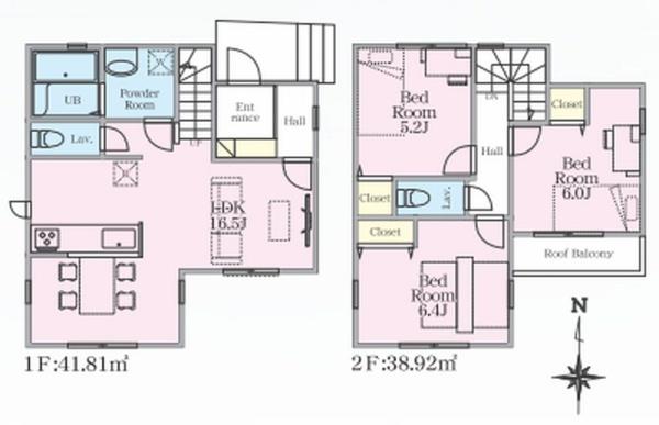 厚木市妻田南２丁目の新築一戸建