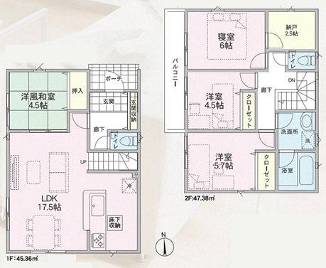 海老名市上今泉４丁目の新築一戸建