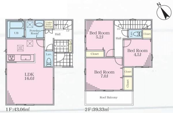 海老名市国分寺台４丁目の新築一戸建