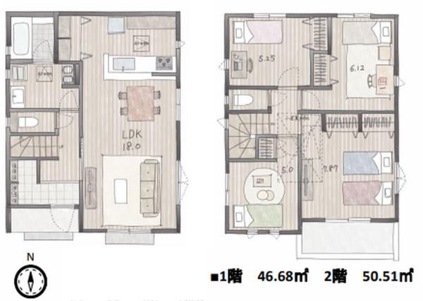 綾瀬市蓼川３丁目の新築一戸建
