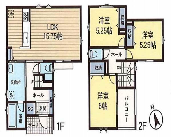 座間市西栗原１丁目の新築一戸建