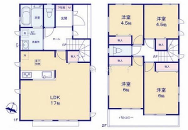 座間市立野台２丁目の新築一戸建
