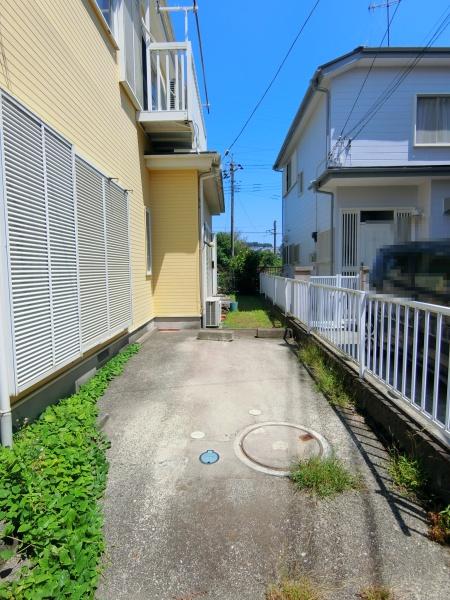 座間市四ツ谷の土地(現地土地写真)