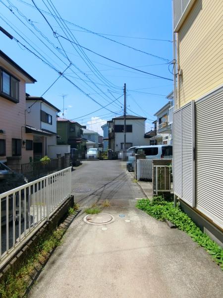 座間市四ツ谷の土地(現地土地写真)