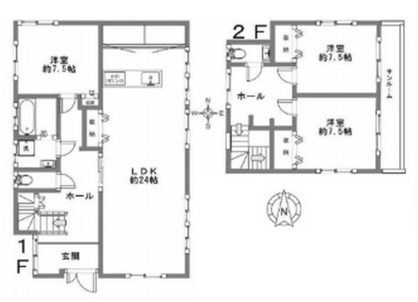 厚木市妻田東１丁目の中古一戸建