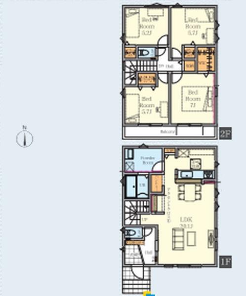 座間市東原１丁目の新築一戸建