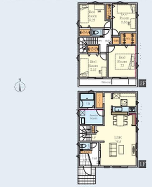 座間市東原１丁目の新築一戸建