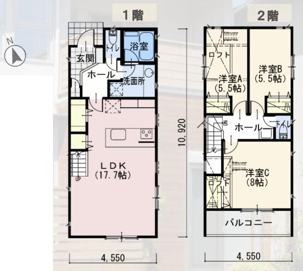 綾瀬市寺尾南２丁目の新築一戸建
