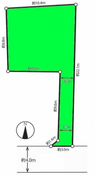 座間市入谷西３丁目の売土地