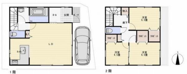 座間市南栗原６丁目の中古一戸建