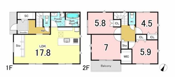 厚木市下川入の新築一戸建