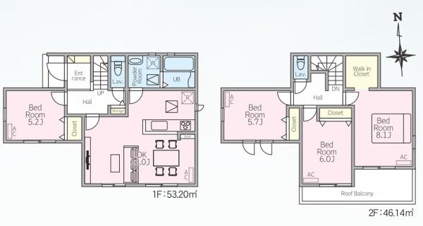 座間市入谷西５丁目の新築一戸建