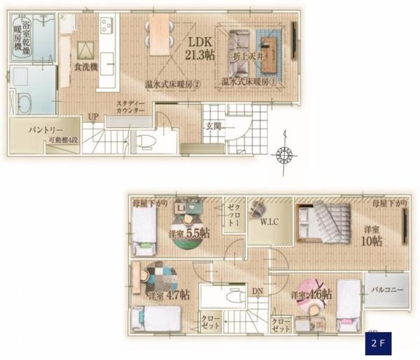 座間市入谷東３丁目の新築一戸建