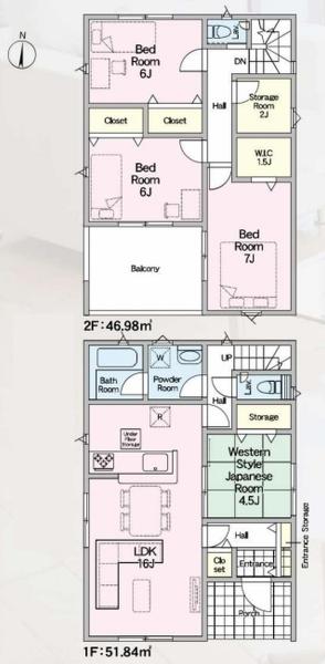 厚木市妻田西3丁目の新築一戸建