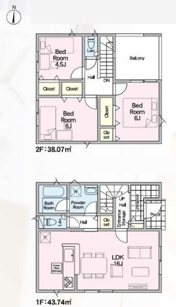 厚木市妻田西3丁目の新築一戸建