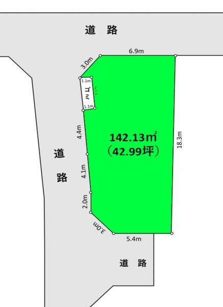 厚木市下川入の売土地
