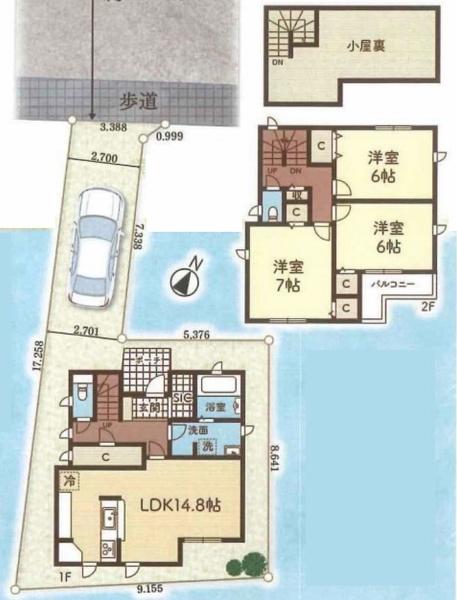 座間市立野台３丁目の新築一戸建