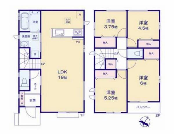 座間市立野台２丁目の新築一戸建