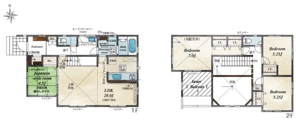 厚木市妻田東１丁目の新築一戸建