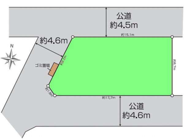 座間市南栗原４丁目の売土地
