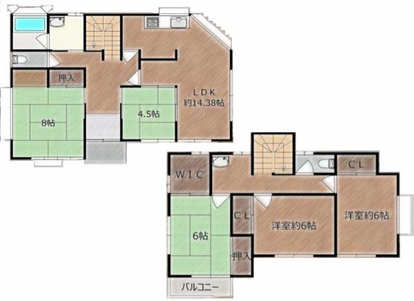 厚木市妻田北３丁目の中古一戸建
