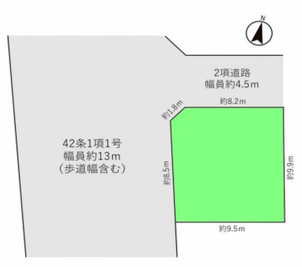 厚木市妻田北3丁目の売土地
