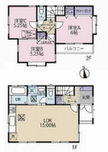 厚木市妻田南2丁目の中古一戸建