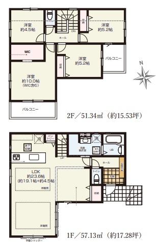 綾瀬市綾西３丁目の新築一戸建