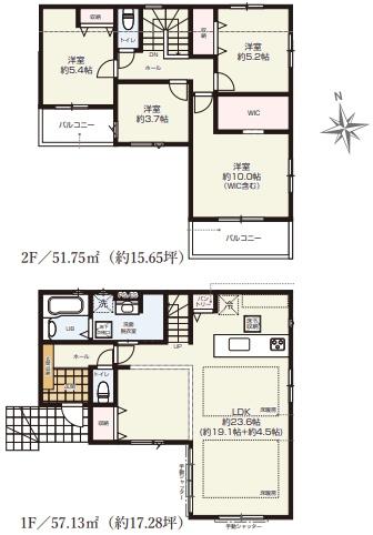 綾瀬市綾西３丁目の新築一戸建