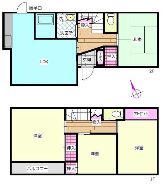 座間市ひばりが丘1丁目の中古一戸建