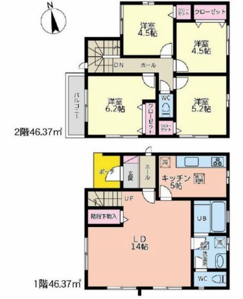 海老名市杉久保北５丁目の中古一戸建