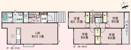 海老名市杉久保北５丁目の新築一戸建