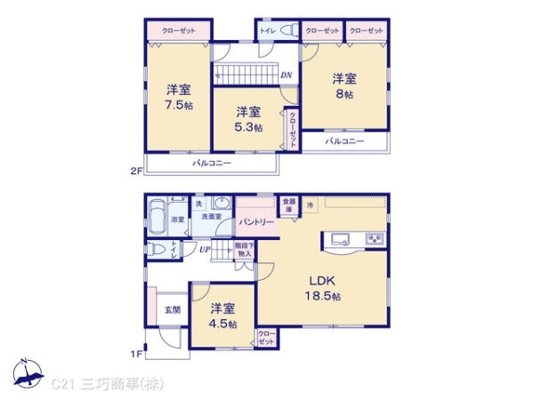所沢市大字上安松の新築一戸建