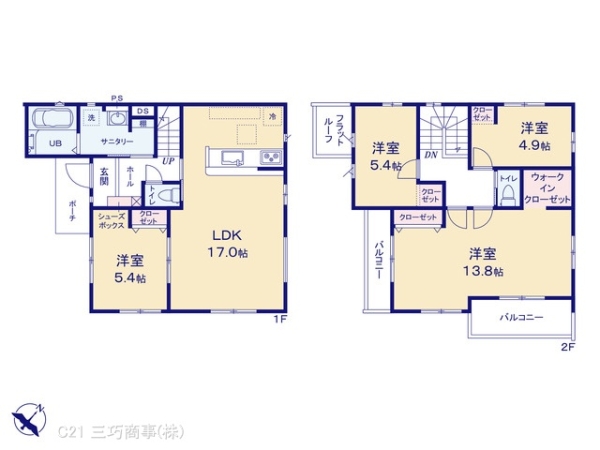 所沢市大字中富の新築一戸建