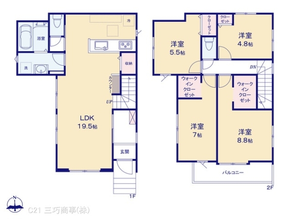 所沢市大字下安松の新築一戸建
