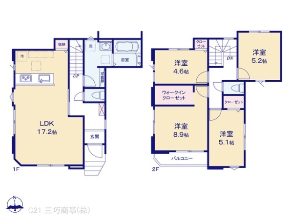 所沢市大字下安松の新築一戸建