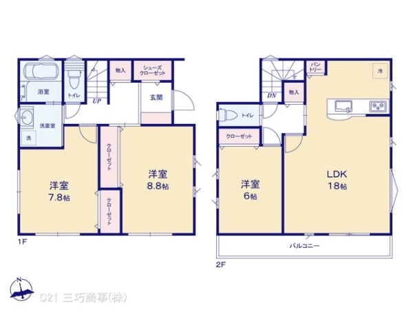 所沢市上新井４丁目の新築一戸建