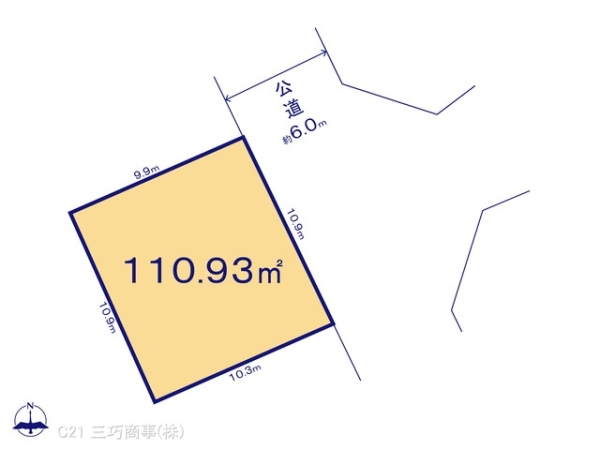 所沢市大字上安松の売土地