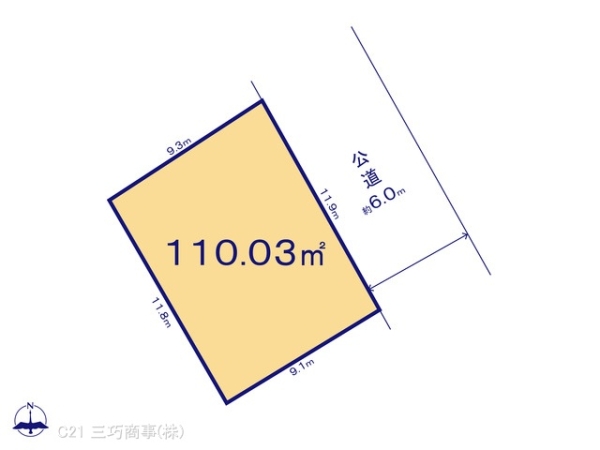 所沢市大字上安松の売土地