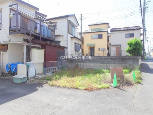 所沢市和ケ原3丁目の土地(現地土地写真)
