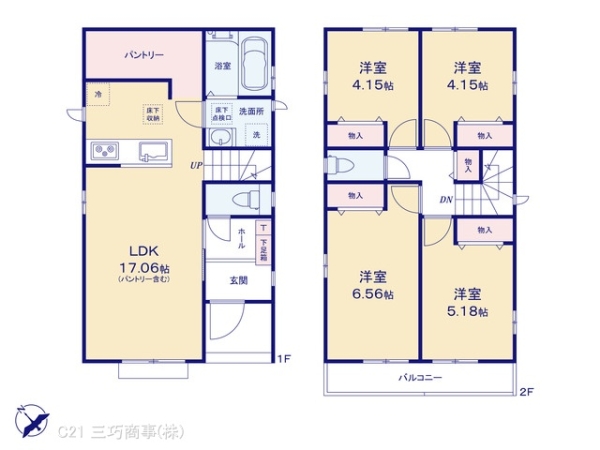 所沢市中新井５丁目の新築一戸建