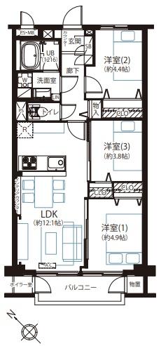 狛江ハイタウン１号棟