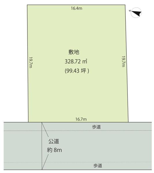 目黒区碑文谷４丁目売地A区画